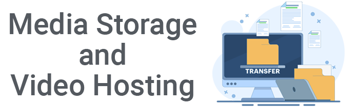 Media Storage and Video Hosting Banner