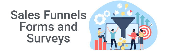 Sales Funnels Forms and Surveys